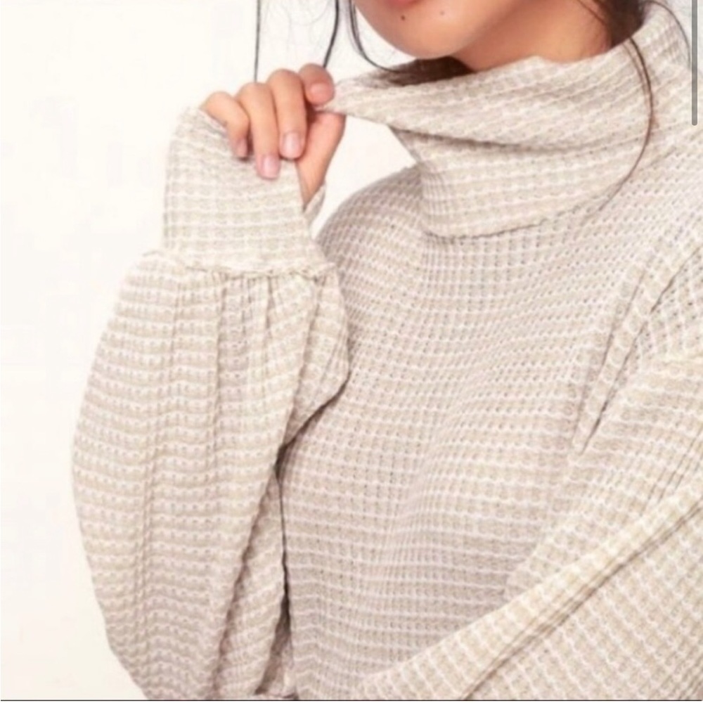 Free People BK Tee Thermal Top - Picture 2 of 8